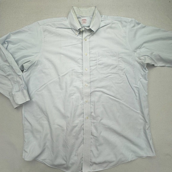 Brooks Brothers Mens Button Down Dress Shirts Lot of 2 Madison 17.5 - 34 - Picture 2 of 12
